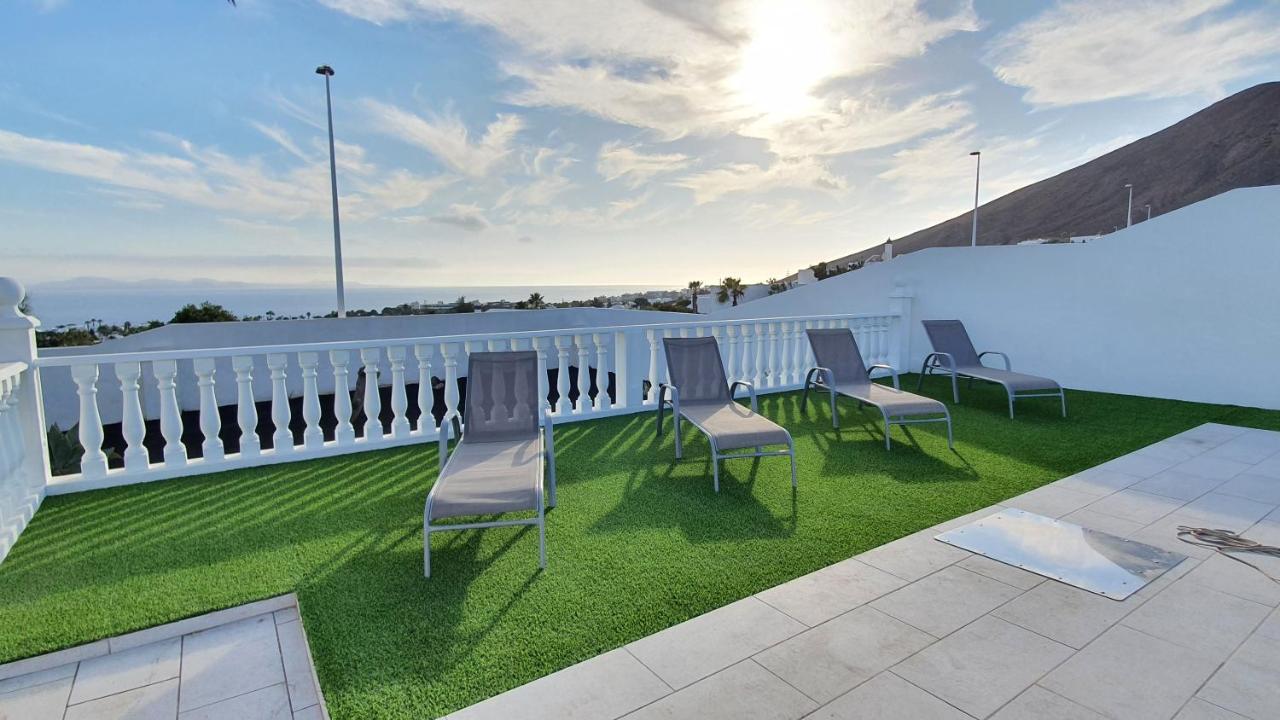 Stunning Sea View Villa With 6 Bedrooms & Heated Pool - Villa Renaissance 普拉亚布兰卡 外观 照片