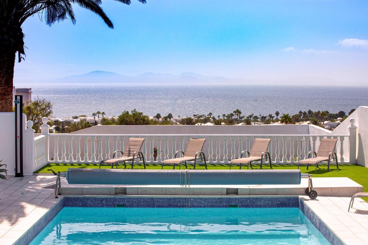 Stunning Sea View Villa With 6 Bedrooms & Heated Pool - Villa Renaissance 普拉亚布兰卡 外观 照片